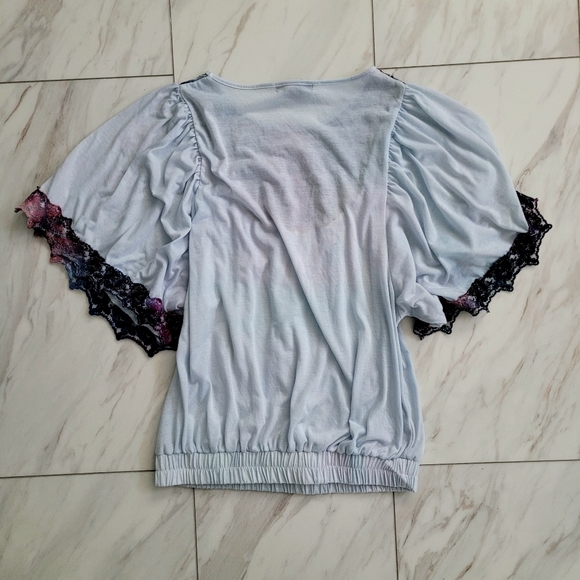 Tie dyed lace blouse - Picture 2 of 5